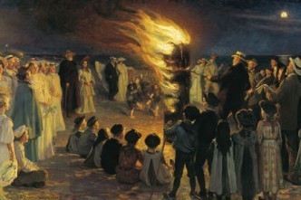 Saint John's Eve on Skagen Beach